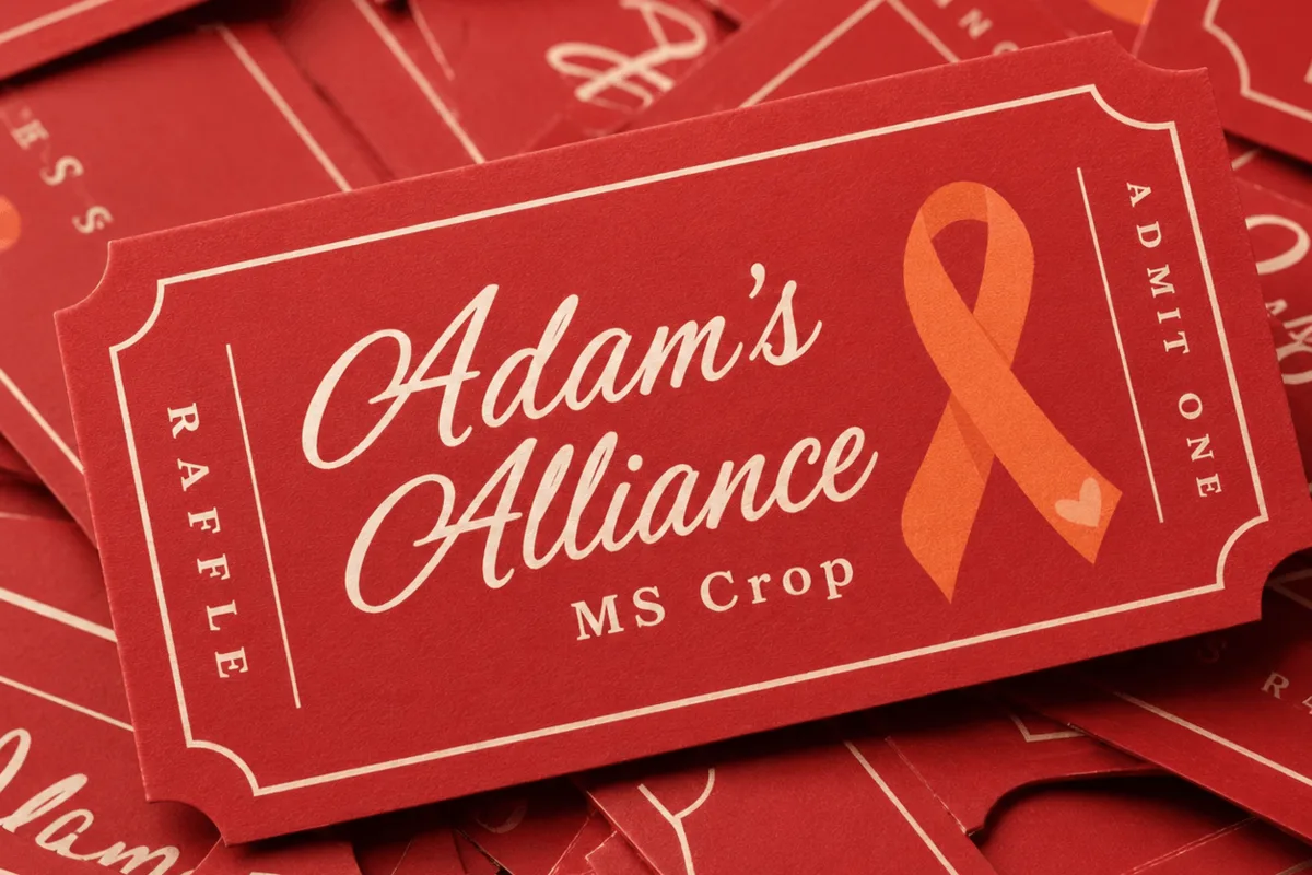 Adam's Alliance MS Crop raffle ticket